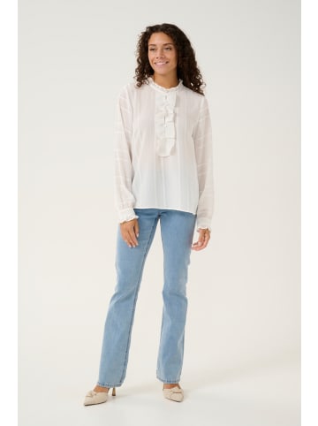 Cream Langarm-Bluse CRLamira in Snow White