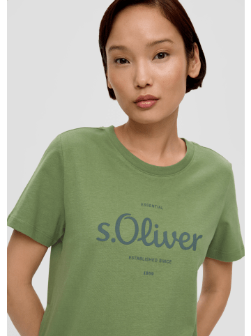 s.Oliver T-Shirt kurzarm in Grün