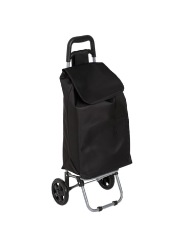 5five Simply Smart SHOPPING Trolley, Einkaufstasche 30 L in Schwarz, (B) 35 x (H) 95 x (L) 23 cm
