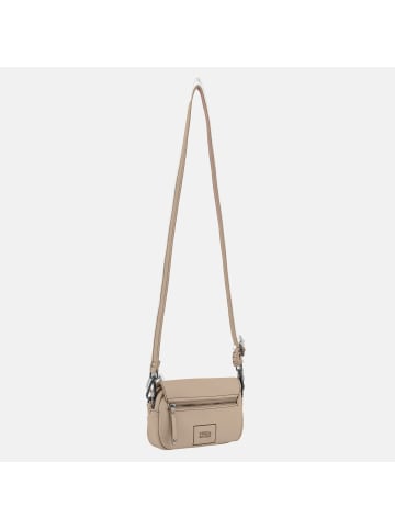 FREDs BRUDER Bestie Umhängetasche Leder 20 cm in powder taupe