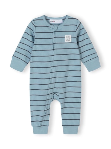 Minoti 3-er Pack Strampler 28BABYRIB25 in rauchblau