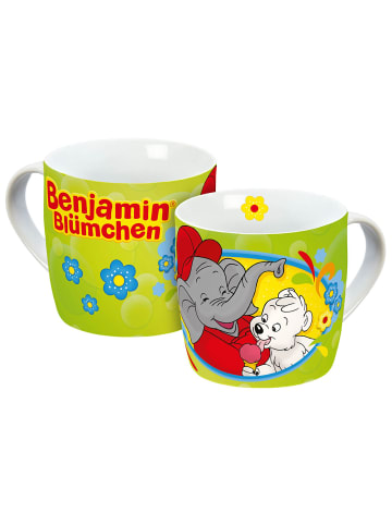 Geda Labels Tasse Benjamin Blümchen mit Bär in Grün - 250ml