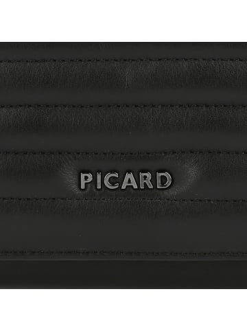 PICARD Evolute 1 Geldbörse Leder 13.5 cm in schwarz