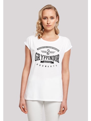 F4NT4STIC T-Shirt Harry Potter Gryffindor Keeper in weiß