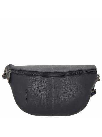 Mandarina Duck Mellow Leather Bum Bag - Gürteltasche 30 cm (nero) in dress blue