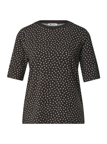 Street One T-Shirt in schoko beige