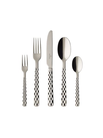 Villeroy & Boch 180-tlg. Tafelbesteck Boston in Silber – in silber