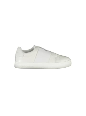 Calvin Klein Weiße Leder-Sneaker