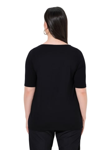 Ulla Popken Shirt in schwarz