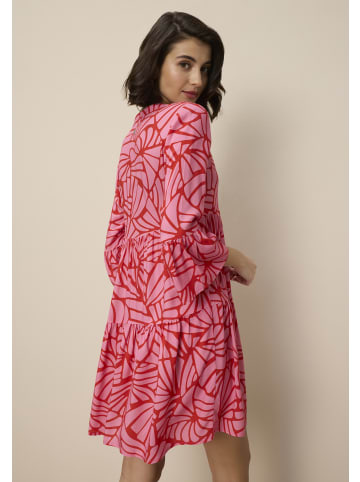 Tamaris Sommerkleid in pink gemustert
