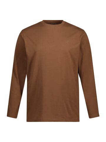 JP1880 Kurzarm T-Shirt in kupferbraun