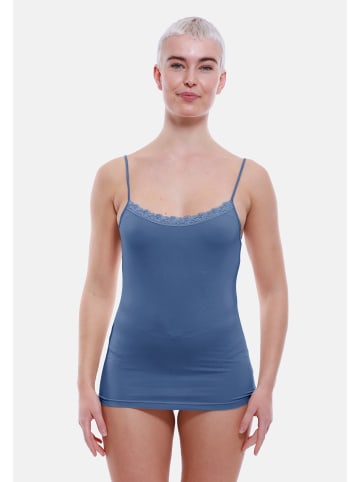 Nina von C. Spaghetti Top Cosy in Azzurro