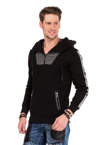 Cipo & Baxx Kapuzenpullover in Black