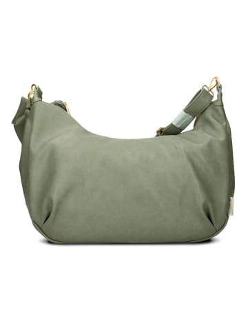 Zwei Lola Umhängetasche 44 cm in eucalyptus