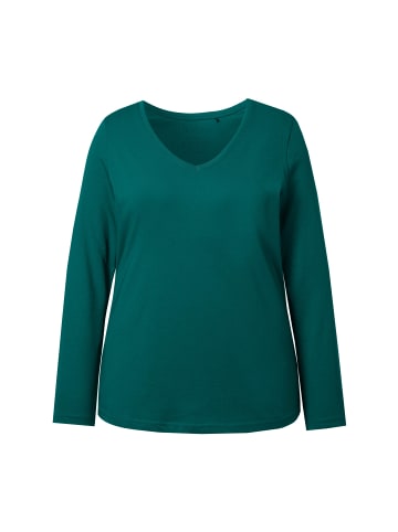 Ulla Popken Shirt in petrolgrün