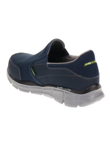 Skechers Slip-On Sneaker in Blau/Grau