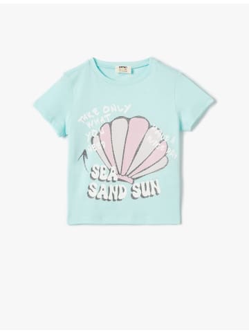 KOTON T-shirt in Grün