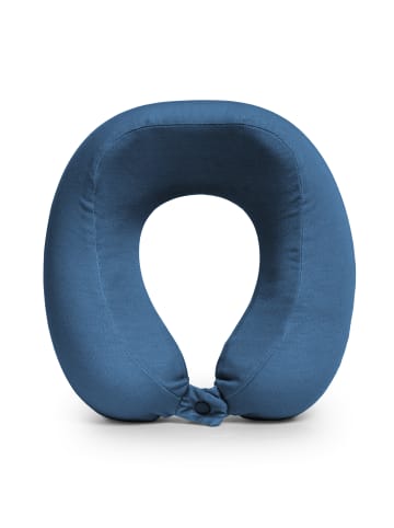 Hauptstadtkoffer Schlafbrille,ergonomisches Reisekissen, Memory Foam Nackenkissen in Dunkelblau