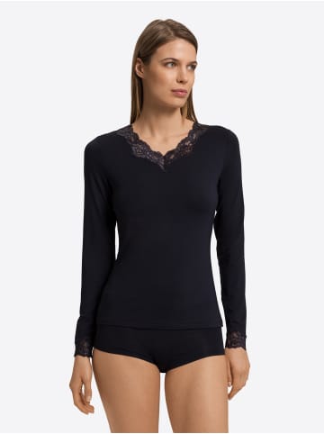 Hanro Longsleeve Dana in Black