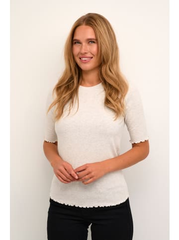 Kaffe T-shirt KAjasmin Slim fit in Feather Gray Melange