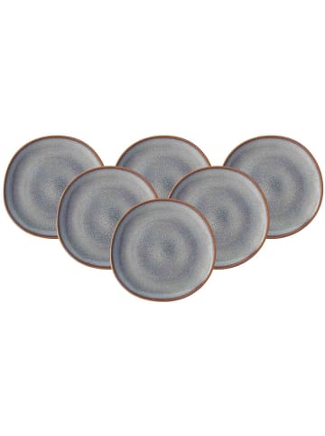 like. by Villeroy & Boch 6er Set Frühstücksteller Lave in ø 23 cm in Beige