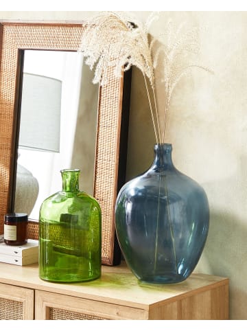 Beliani Blumenvase ROTI in Blau - (W) 29 x (H) 39 x (L) 29 cm
