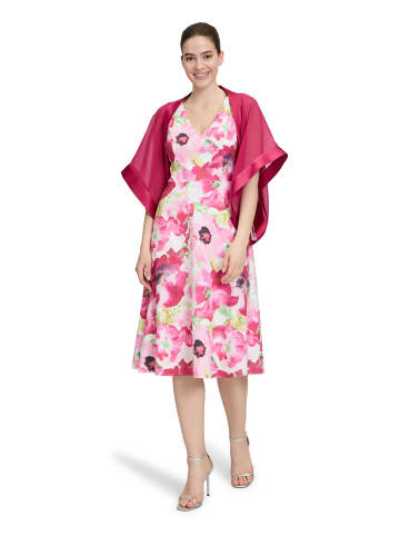 Vera Mont Chiffonstola mit 3/4 Arm in Dark Raspberry