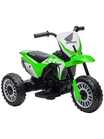 HOMCOM Kinder Elektro-Motorrad in Grün 71L x 40,5B x 43,5H cm