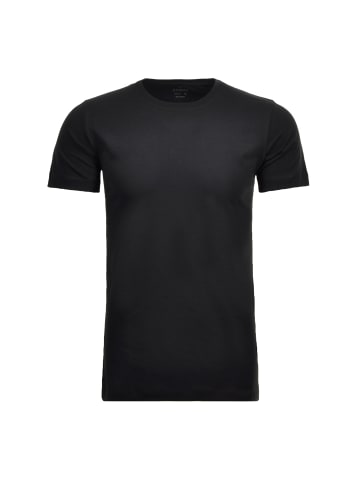 Ragman T-Shirt 2er Pack in Schwarz