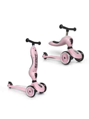 Scoot & Ride Scoot&Ride Highwaykick 1 Rutscherfahrzeug und Scooter - Farbe: Rose