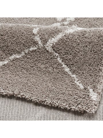 Mint Rugs Hochflor Teppich Hash Beige Creme