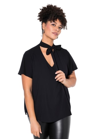 MIAMODA Bluse in schwarz