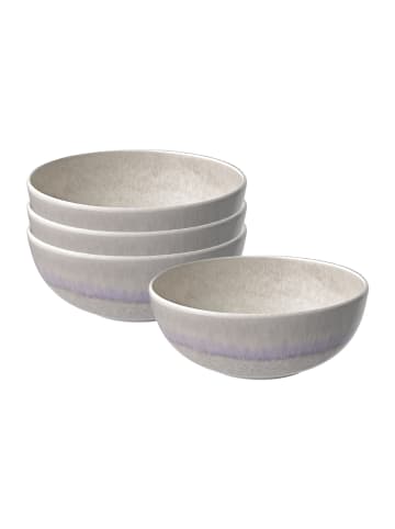 like. by Villeroy & Boch 4er Set Schüsseln Perlemor Sand ø 16,9 cm in beige