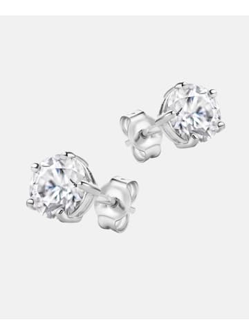 Diamant L'éternel Ohrstecker aus 375 Weißgold