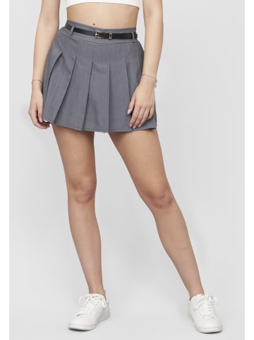 Cloud5ive Cloud5ive Cloud 5ive 2in1 Skirt Shorts with belt in grey