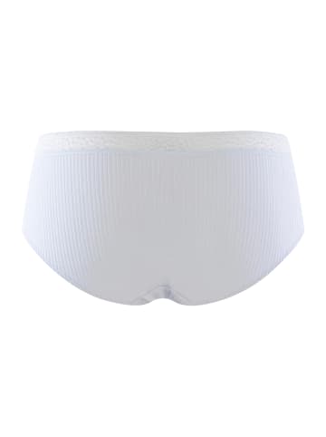 DIM Slip Cotton Lace in hellblau