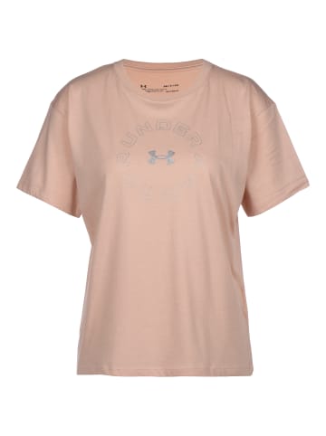 Under Armour Trainingsshirt Graphic in altrosa / rosa