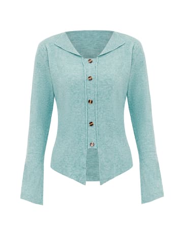 SANIKA Damen Strickjacke in Minze
