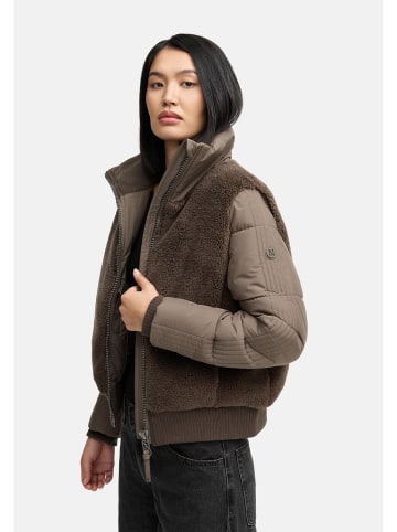 Navahoo Fleecejacke Teddyzone 14 in Stone Brown