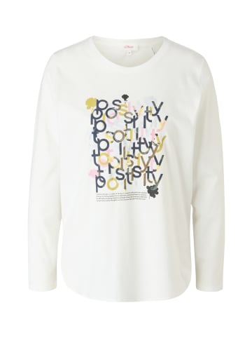 s.Oliver T-Shirt in 02D0_ecru