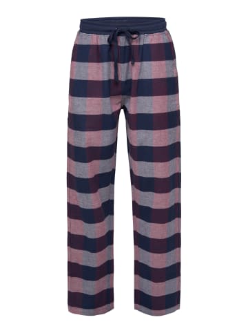 Phil & Co. Berlin  Pyjamahose Flanell in navy-red