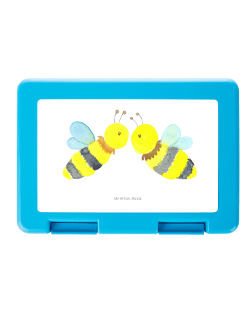 Mr. & Mrs. Panda Snackbox Biene Liebe ohne Spruch in Weiß