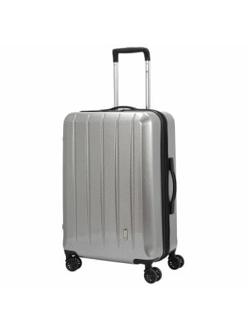 Check.In London 2.0 - 4-Rollen-Trolley 67 cm (orange) in carbon silber
