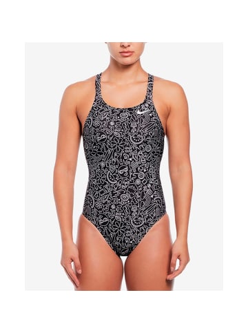 Nike Badeanzug in Schwarz