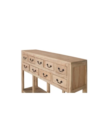 Giner y Colomer Konsole aus massivem Mindiholz mit 9 Schubladen in Brown