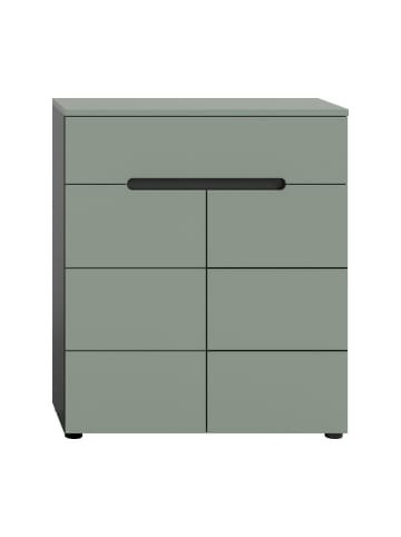 ebuy24 Schuhschrank Canu Staubgrün 94 x 37 cm