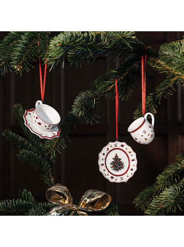 Villeroy & Boch 3er Set Ornamente Geschirrset Toy's Delight Decoration bunt in bunt