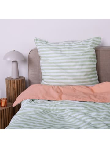 Tom Tailor Perkal Wendebettwäsche in lindgrün