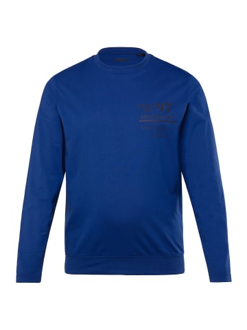 Men Plus Kurzarm T-Shirt in dunkles königsblau