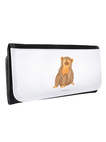 Mr. & Mrs. Panda Frauen Portemonnaie Affe ohne Spruch in Weiß